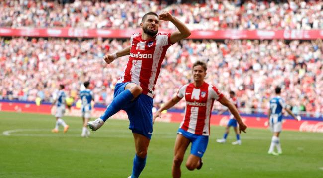 كاراسكو يمنح أتلتيكو مدريد فوز صعب أمام إسبانيول 
