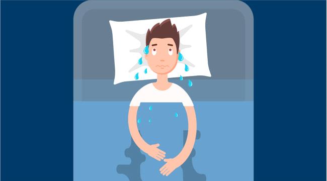التعرّق الليلي قد يكون علامة على أمراض مميتة