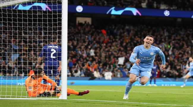 مانشستر سيتي يهزم ريال مدريد في معركة ذهاب نصف نهائي دوري ابطال اوروبا 