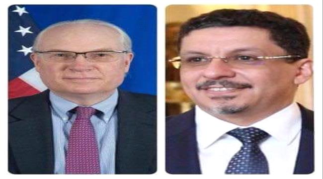 بن مبارك يناقش مع المبعوث الأمريكي  المستجدات السياسية في اليمن 