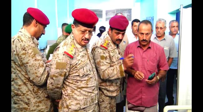 المقدشي في حضرة مستشفى باصهيب العسكري 