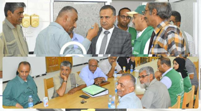 رئيس جامعة عدن يبحث  مع البرنامج السعودي تدشين مختبرات كلية الصيدلة