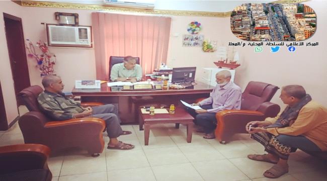 الجاوي وعامر يناقشان إنشاء مشاريع متنفسات بمديرية المعلا