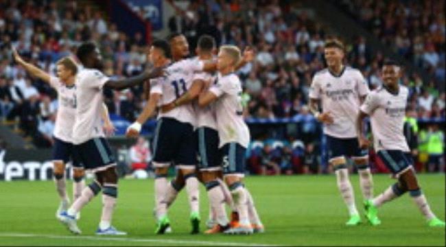 آرسنال يفتتح منافسات الدوري الإنجليزي بالفوز على كريستال بالاس