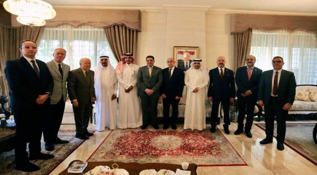 بن مبارك  يُـطلع رؤساء البعثات الدبلوماسية العربية في الاردن على مستجدات الاوضاع باليمن