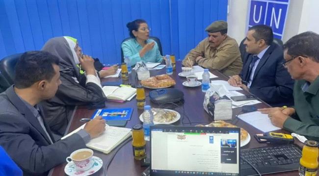 العميد "جبر" يُطلع مسؤولة أممية بالحالة الأمنية في عدن