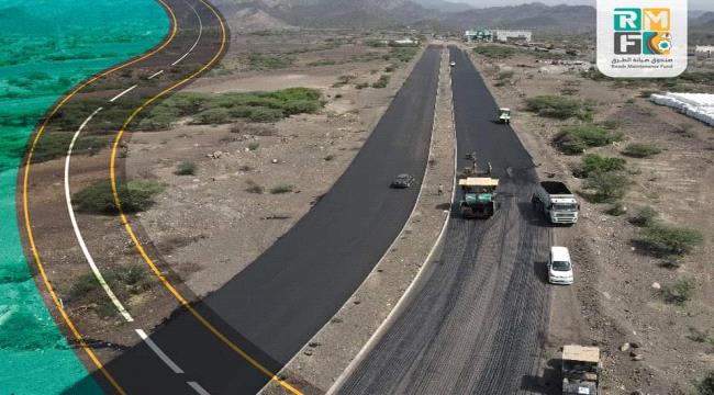 الخط الدائري بالحبيلين يشهد أعمال سفلتة واسعة