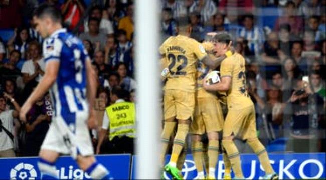 برشلونة يستعيد عافيته ويمزق شباك سوسيداد برباعية 