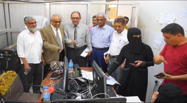 جامعة عدن تدشن عملية التنسيق والتسجيل الإلكتروني لكليات السنة التحضيرية