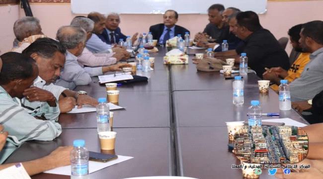 مدير المعلا يلتقي فريق الحوار الداخلي الجنوبي