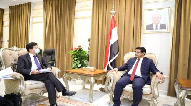 وكيل وزارة الخارجية يستقبل القائم باعمال السفارة الصينية لدى اليمن