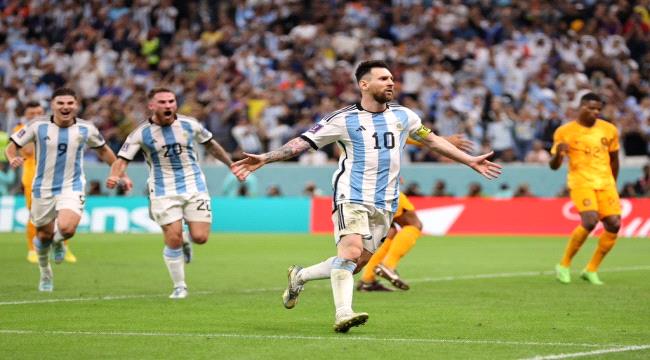الأرجنتين تتأهل بصعوبة لنصف نهائي المونديال على حساب هولندا