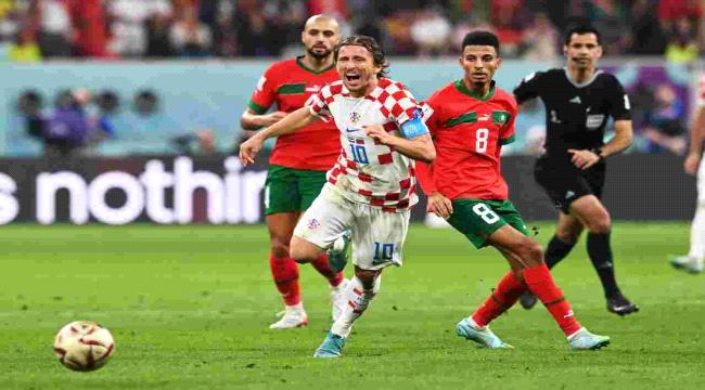 كرواتيا تحرز المركز الثالث في مونديال قطر بعد هزيمة المغرب بهدفين