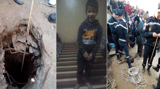 ما زال حياً وعالقاً .. سقوط طفل مغربي في بئر عمقها 62 متراً