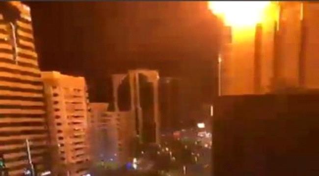 تفاصيل انفجار وحريق إندلع في أحد مباني أبوظبي بالإمارات