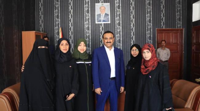 محافظ شبوة يلتقي قيادات اللجنة العليا للمرأة الجنوبية