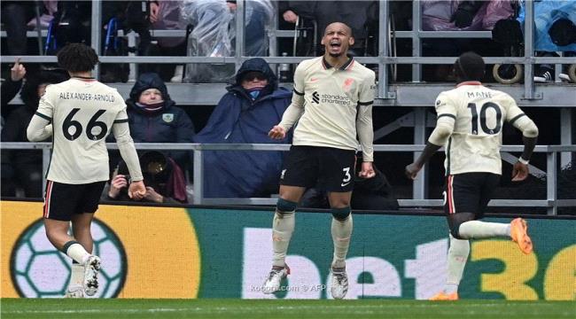 فابينيو ينقذ ليفربول من فخ بيرنلي بالدوري الإنجليزي الممتاز 