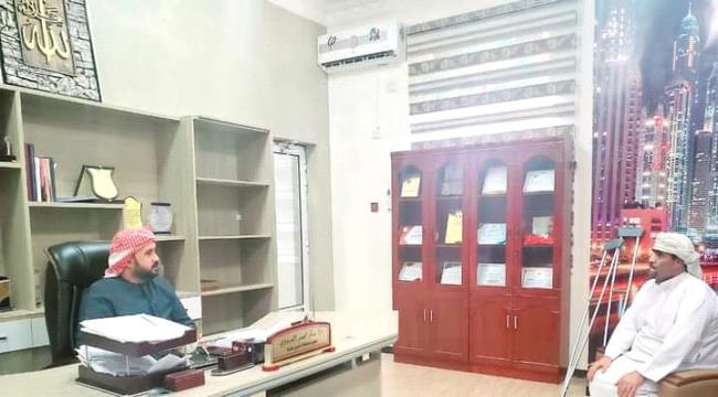 المهرة..الوكيل العبودي  يناقش مع رئيس جمعية المعاقين سُبل تطوير رعاية دوي الاحتياجات الخاصة 