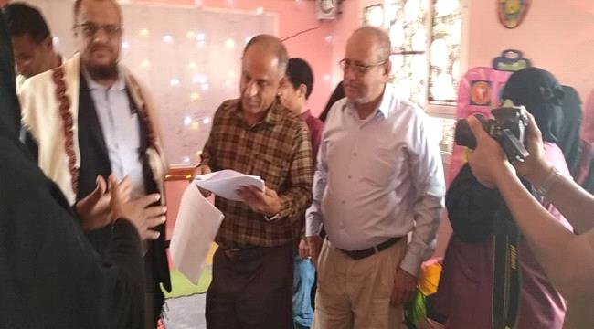تربية لحج تفتتح الغرفة الحسية لذوي الاحتياجات الخاصة