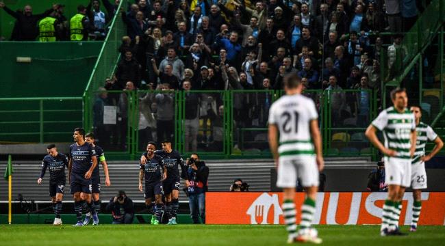 مانشستر سيتي يقسو على سبورتنغ بخماسية في دوري أبطال أوروبا 