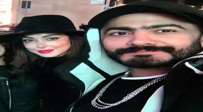 رسالة رومانسية بالفيديو من تامر حسني لزوجته بسمة بوسيل في يوم الحب 