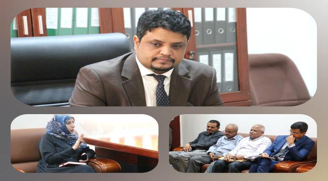 كلشات المهري يستقبل رئيس الجهاز التنفيذي لاستيعاب تعهدات المانحين
