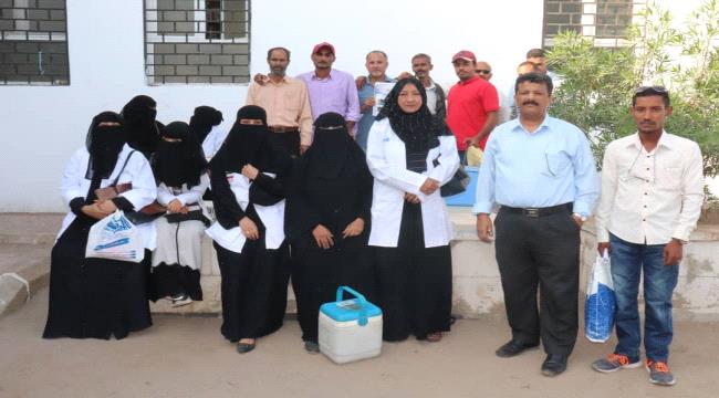 عدن.. تدشين حملة التحصين ضد شلل الاطفال بالمعلا