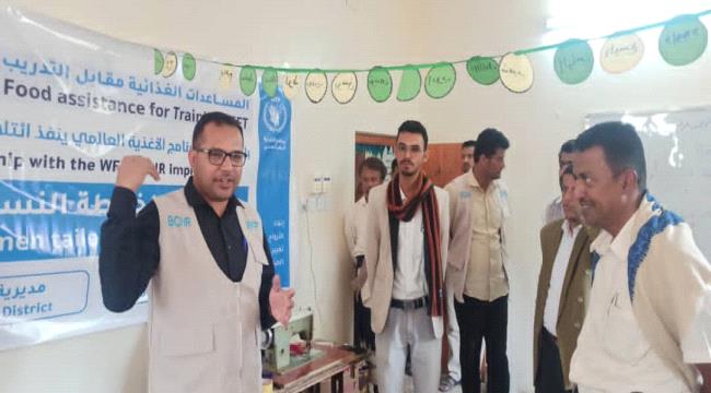 حبان/ مدير عام مديرية حبان يناقش تدخلات منظمة إئتلاف الخير بالمديرية 