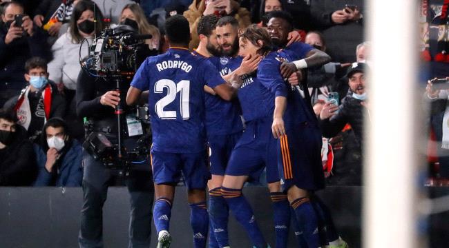 ريال مدريد يجتاز عقبة رايو فايكانو بهدف بنزيما 