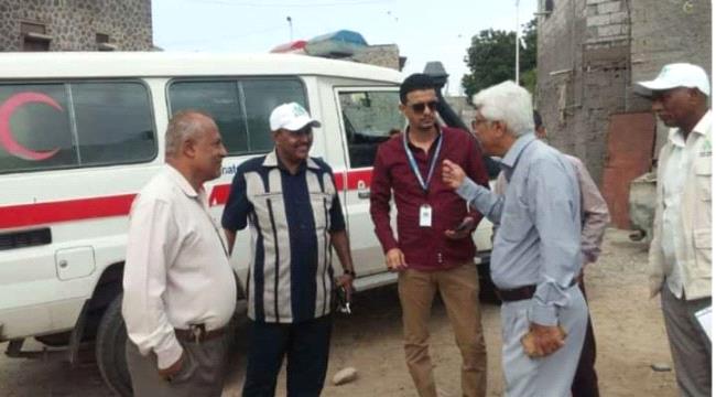 كتبي والسقاف يتفقدان الاستعدادات لتدشين مشروع رصف 'حي الراية" بمنطقة فتح