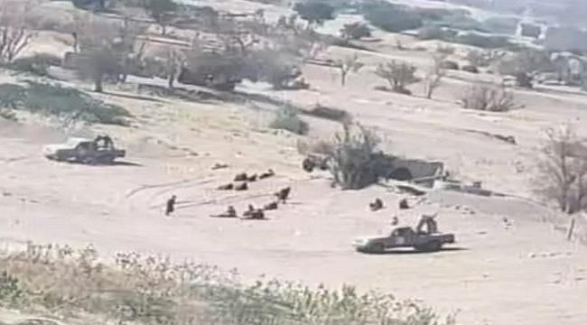 انتصارات متسارعه... وتقدم كبير  لقوات العمالقة تجاه بيحان 