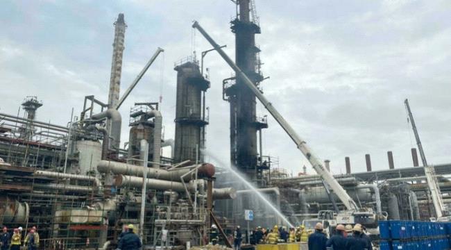 قتلى وجرحى في حريق أكبر مصفاة نفط بالكويت ..