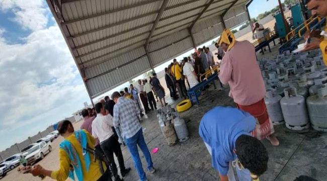 افتتاح محطة جديدة لتعبئة الغاز المنزلي شمال عدن