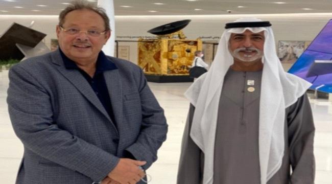 الرئيس اليمني الأسبق علي ناصر محمد في أكسبو دبي 2020