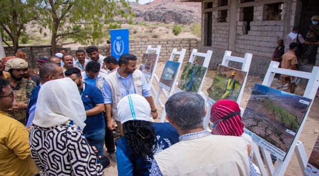 وفد ألماني رفيع يطلع على الاحتياجات الإنسانية في لحج برفقة ممثلين عن WFP