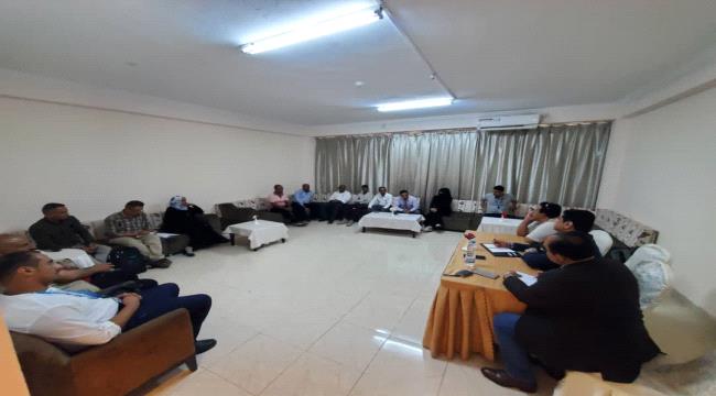 عدن..الUNOPS تجتمع مع الشركاء المحليين
