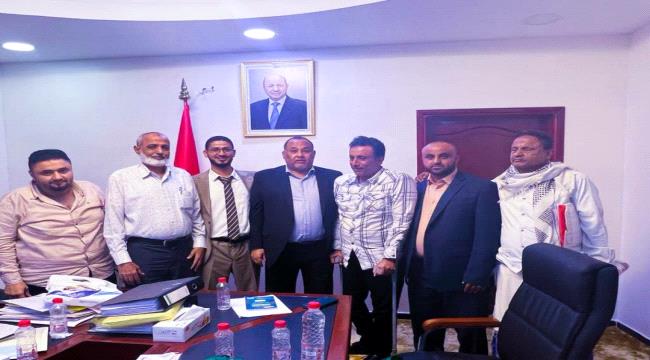 باحارثة يستقبل أعضاء الهيئة التنفيذية لاتحاد الجمعيات السكنية بالعاصمة عدن