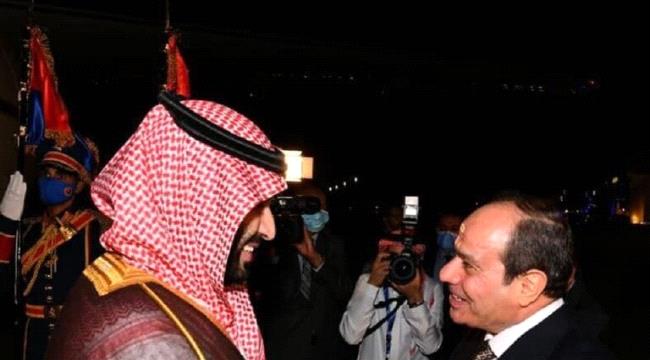 تفاصيل لقاء الرئيس المصري " السيسي " وولي العهد السعودي " محمد بن سلمان "