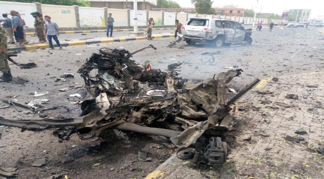 حصيلة أولية.. 4 شهداء و12 جريح  بتفجير استهدف صالح السيد في عدن