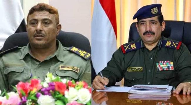 وزير الداخلية يجري اتصال هاتفياً بمدير عام شرطة  لحج ويطمئن على صحته