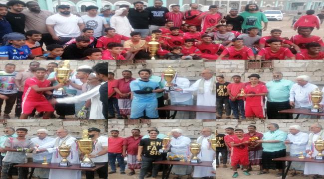 منتخب صيرة يتوج بطلا لبطولة الشهيد البكري لمنتخبات مديريات العاصمة عدن 