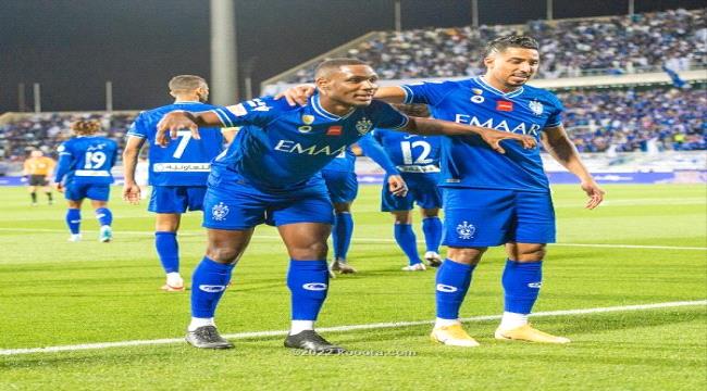هاتريك إيجالو يقود الهلال لاكتساح أهلي جدة
