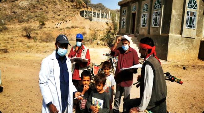 حملة التحصين ضد شلل الاطفال تختتم برنامجها الميداني بمديرية الحصين