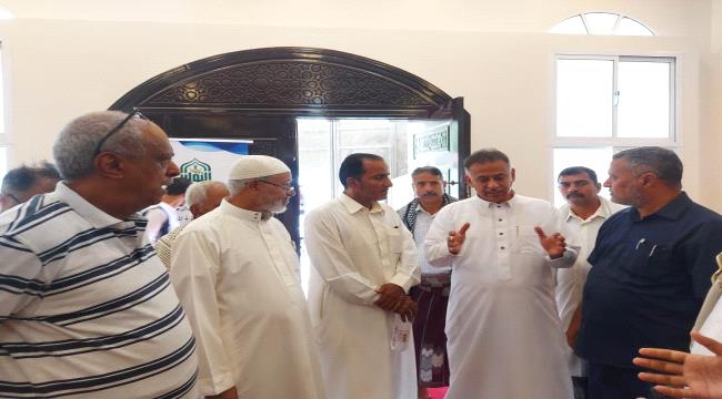 الجاوي يفتتح مسجد الثواب بحي حافون مديرية المعلا