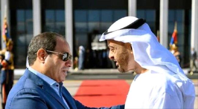 السيسي يلتقي محمد بن زايد في أبوظبي 