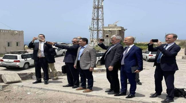 بن مبارك يستقبل عددًا من السفراء والمبعوثين الدوليين في عدن