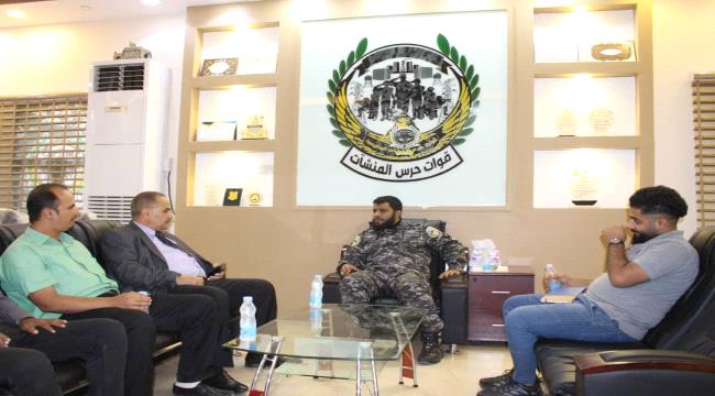 قائد حرس المنشآت يستقبل مدير مكتب الصحة في عدن