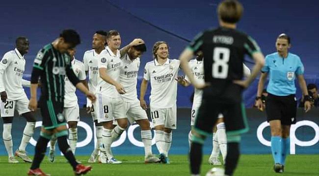 ريال مدريد يسحق سلتيك بخماسية ويتصدر المجموعة السادسة