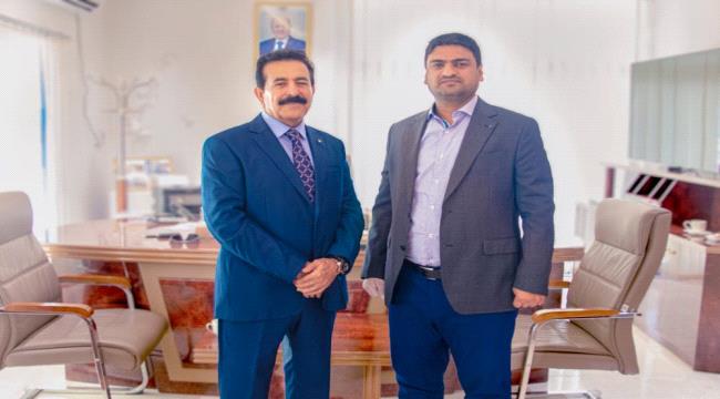 المدير العام التنفيذي لشركة النفط يستقبل محافظ الجوف