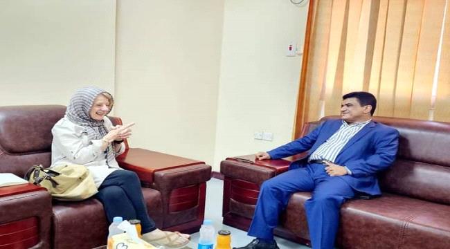 الوزير الشماسي يبحث مع ممثل اممي الجهود الرامية لتنمية الاوضاع الاقتصادية